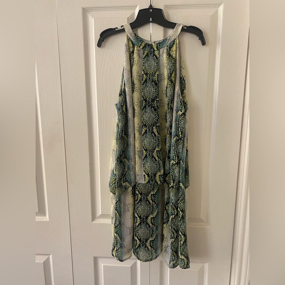 WORTHINGTON SNAKEPRINT DRESS Size 16